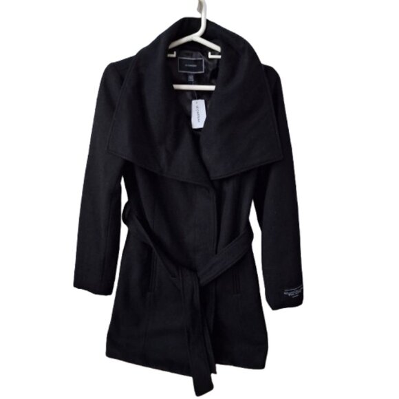 Le Chateau Black Wool  Winter Coat NWT - Picture 1 of 10